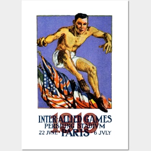 1919 Allied Games in Paris Posters and Art